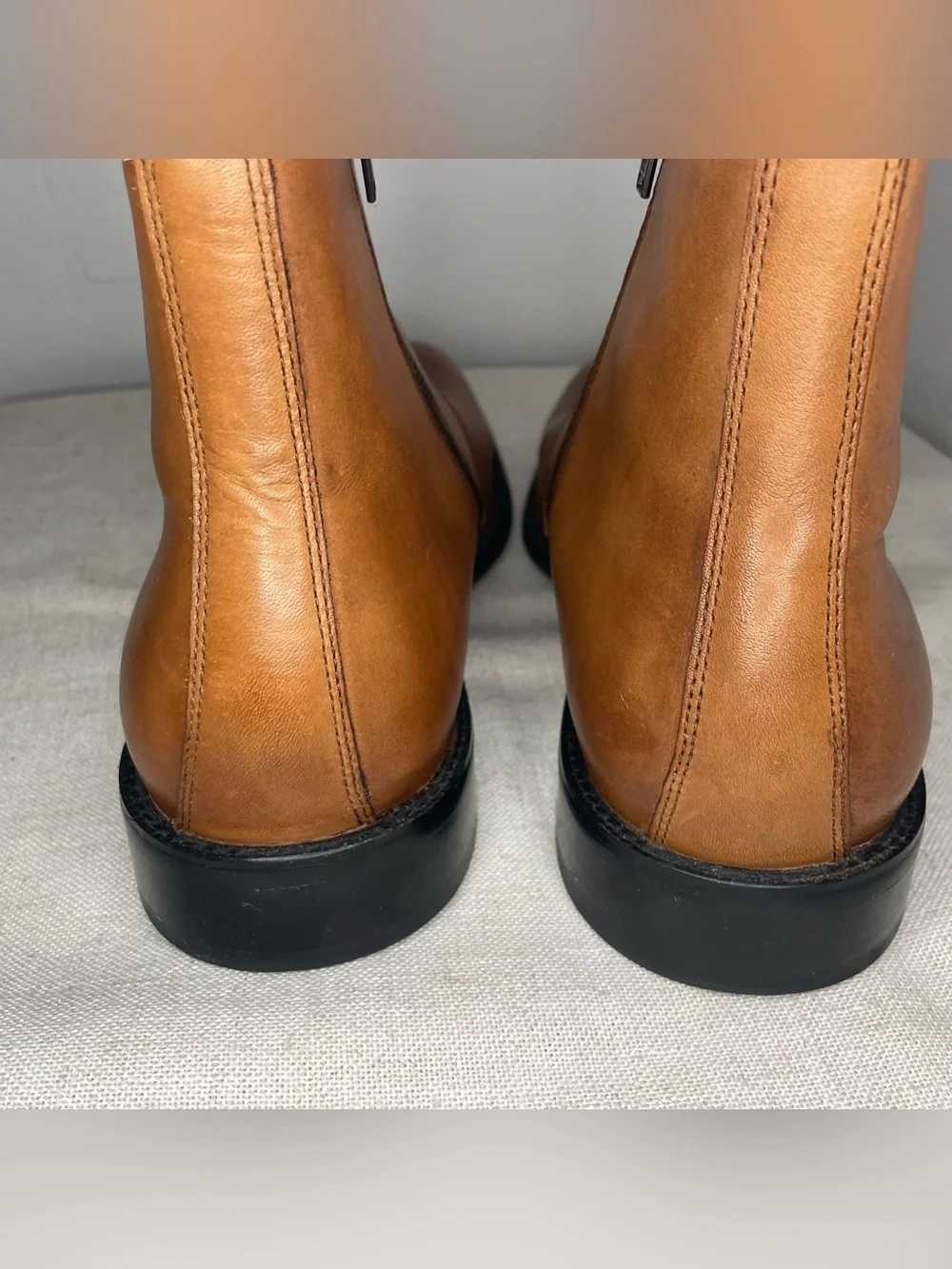 Kenneth Cole Tally Leather Chelsea Side-Zip Ankle Dress Boots